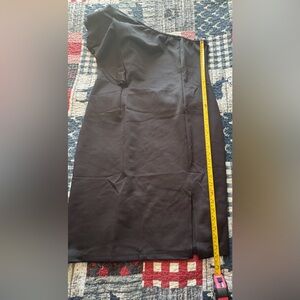 Elegant Black One-Shoulder Dress